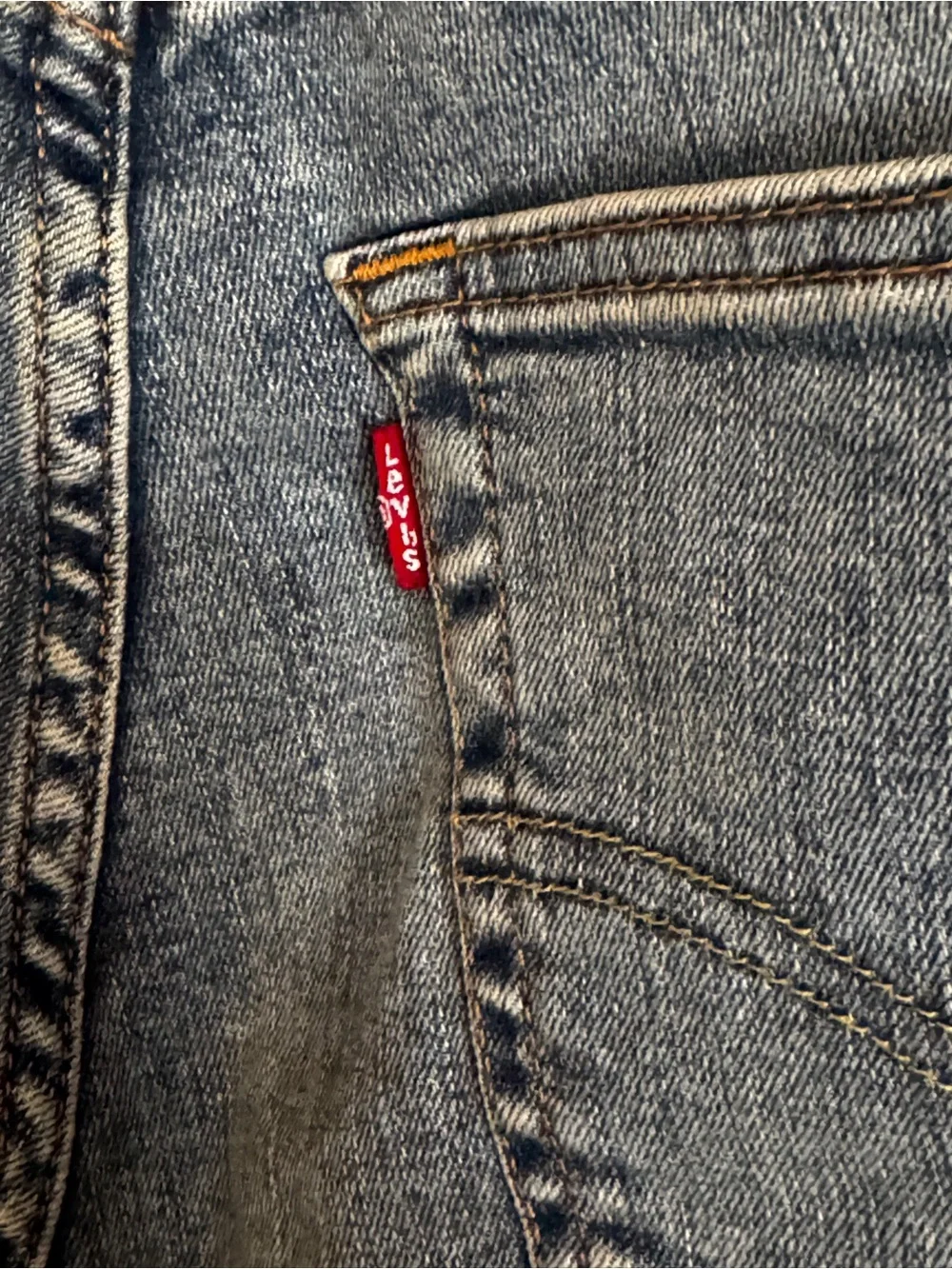 Levi’s 511 Men’s Slim Fit Jeans 32x32 Pickles Light Wash Stretch Denim